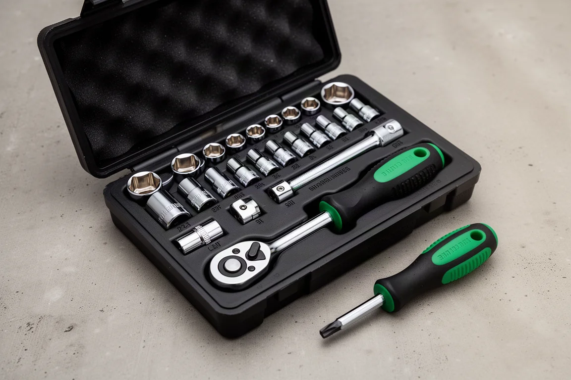 Wera Socket Set with Ratcheting Screwdriver product image
