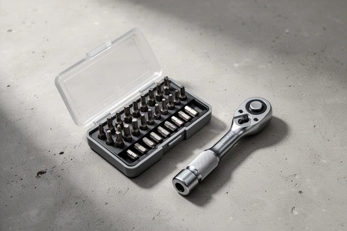 Wiha Quarter-Inch Bit and Mini Ratchet Set product image