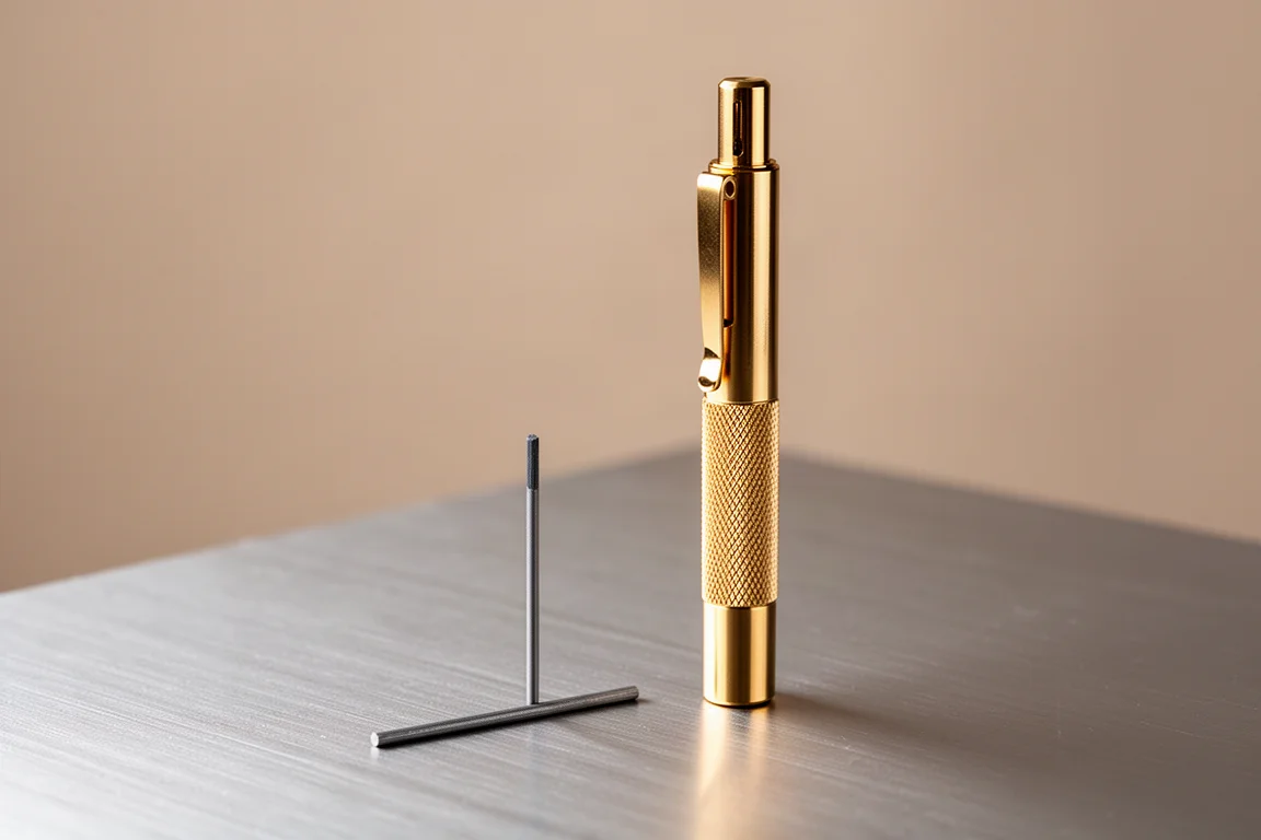 Wingback Brass Mechanical Pencil product image