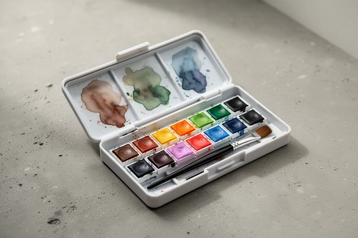Winsor and Newton Cotman 12-Piece Half Pan Watercolor Palette product image