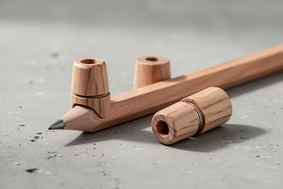 Wooden Pencil Cap Protectors product image