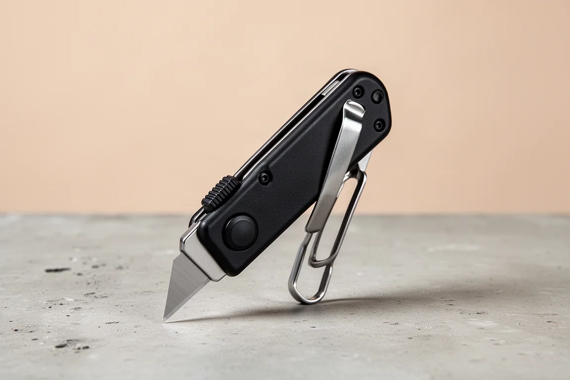 Work Pro Button Lock Utility Knife product image