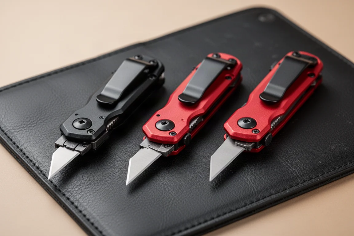 Work Pro 3-Piece Folding Pocket Utility Knife Set product image
