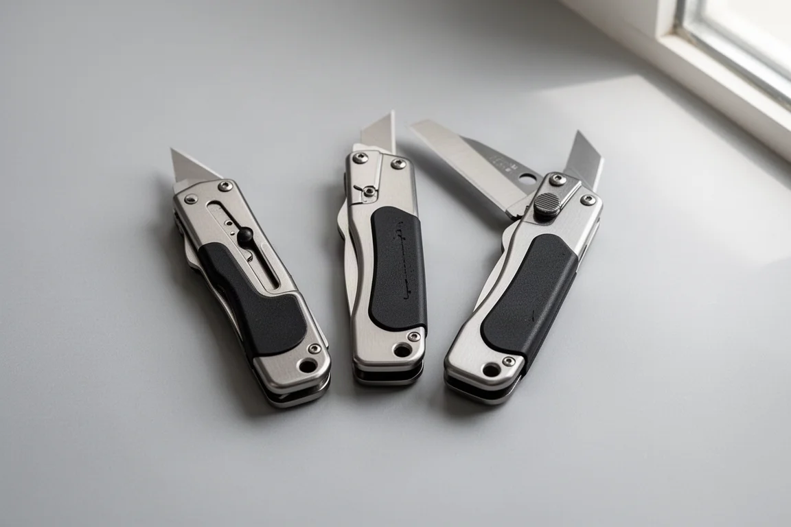 WorkPro 3-Pack Folding Utility Knives product image