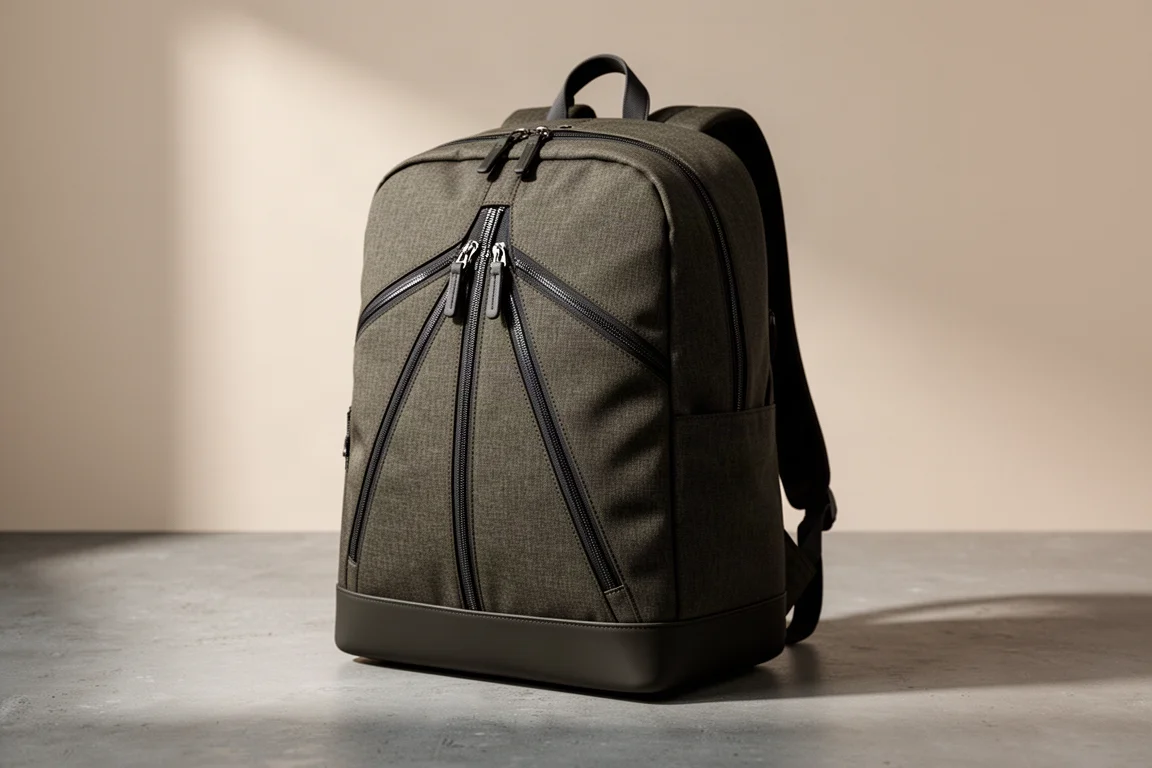 Yeti Ranchero 27L backpack standing upright on a concrete surface