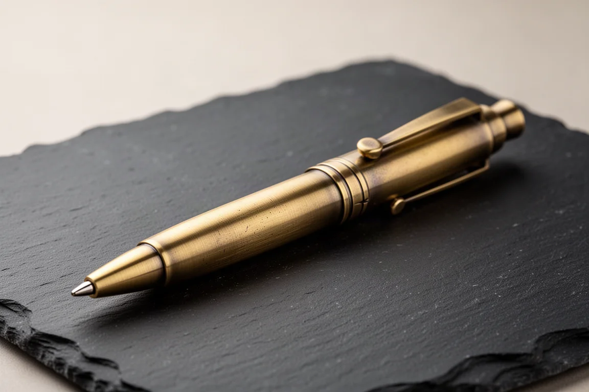 Ystudio Classic Brass Ballpoint Pen product image