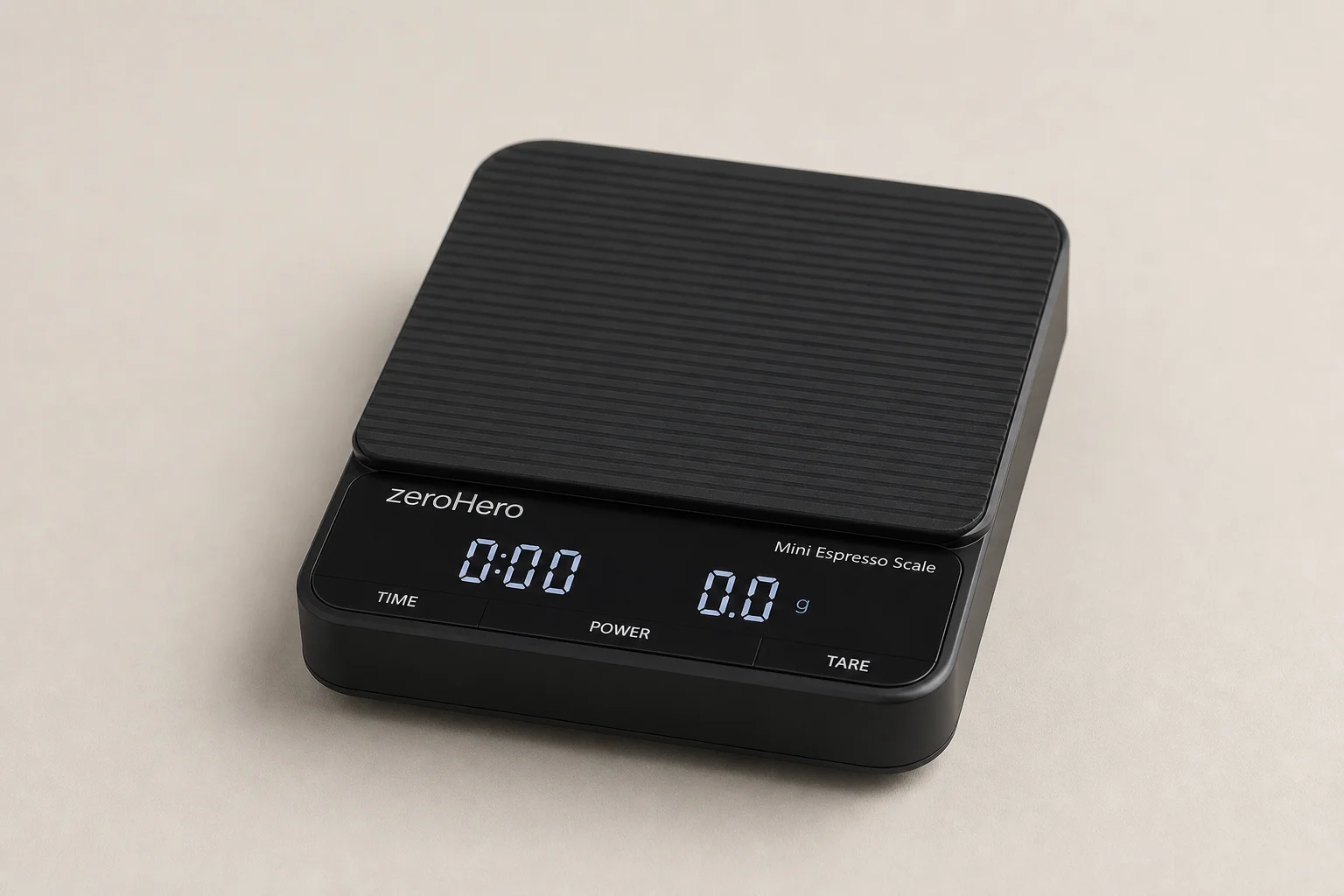 Collection of coffee scales on concrete surface showing size and design variety