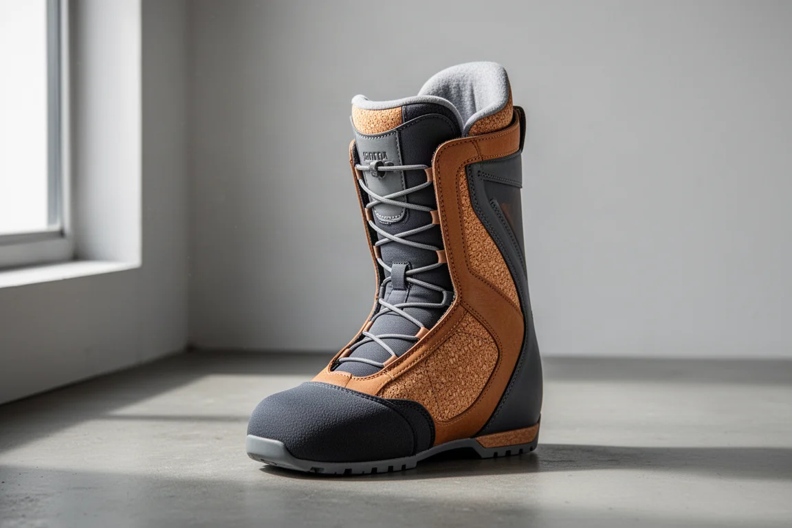 ZipFit Gara LV ski boot liner standing on a concrete surface