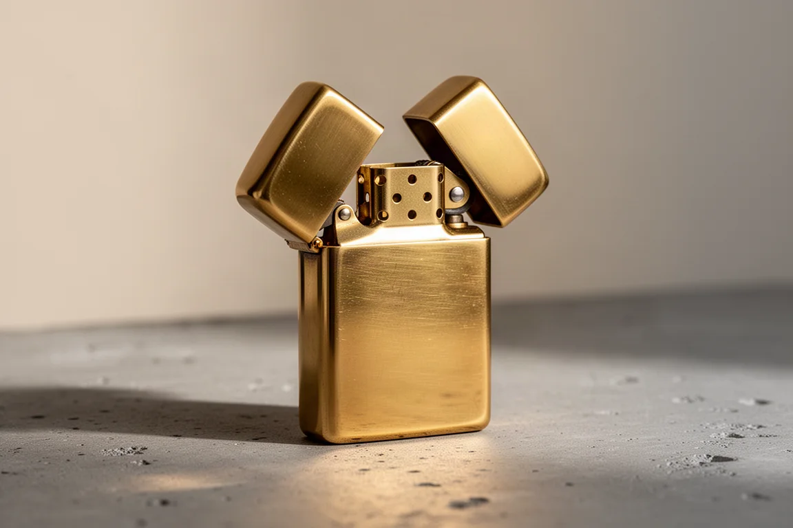 Zippo Brass with Thunderbird Insert product image