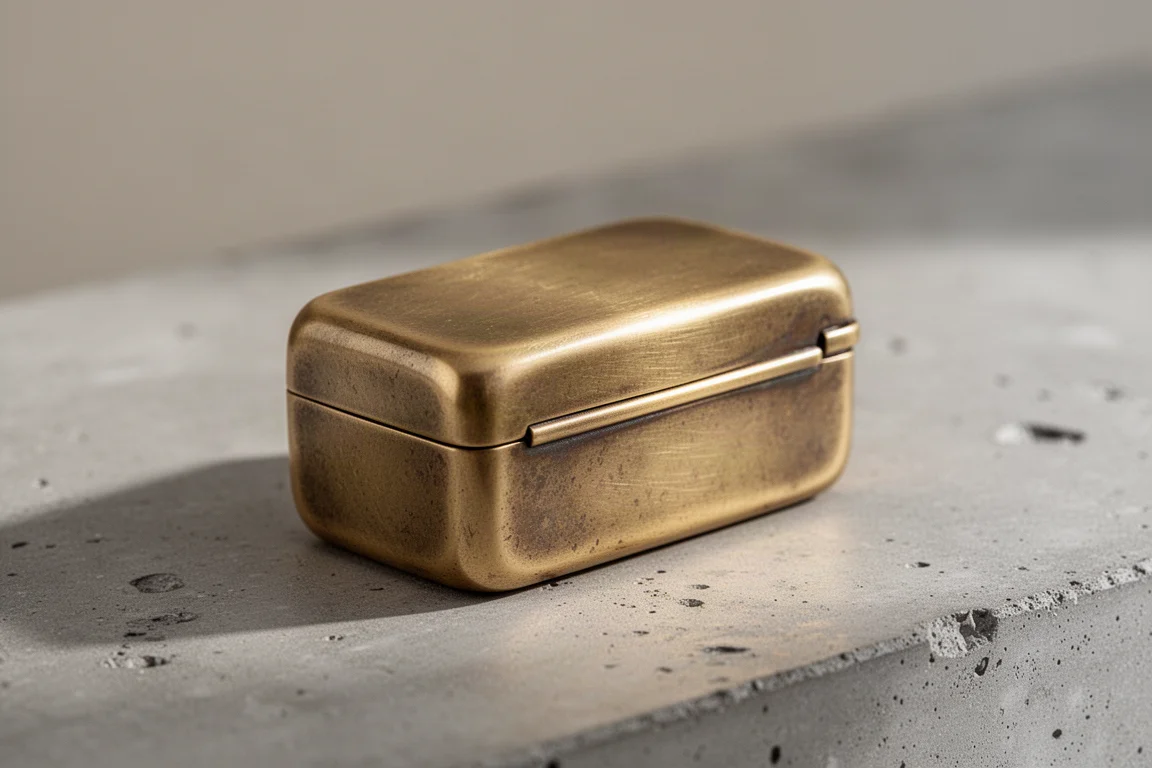 Zippo Tumbled Brass Armor Lighter product image